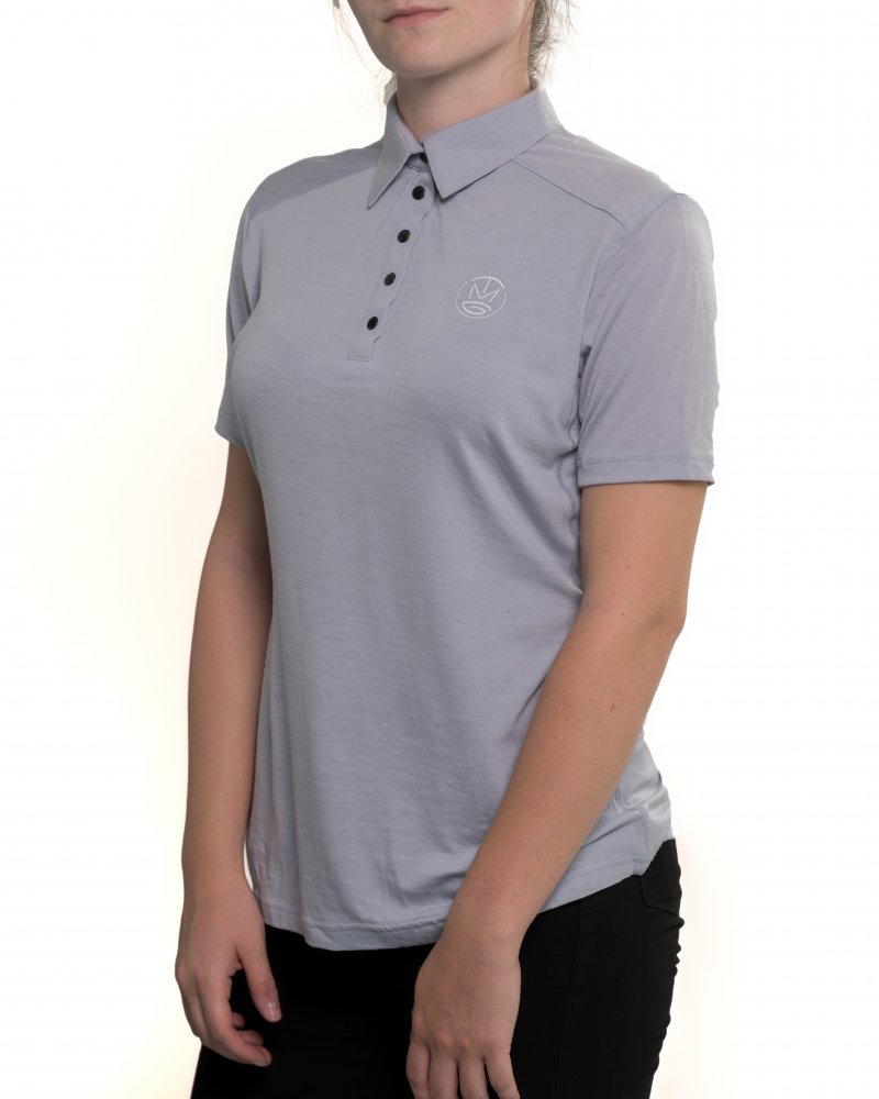 Polo triko - light grey S