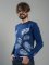 Men's 100% merino sweater Oyster Wave blue Merino.live