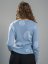 Women's 100% merino wool sweater Oyster Rain blue Merino.live - Size: L