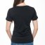 Dámské tričko ze 100% merino vlny s krátkým rukávem černá Merino.live - Velikost: L