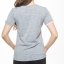 Women's 100% merino wool T-shirt with short sleeves 160 grey - pink Merino.live