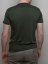 Men's short sleeve 100% merino wool T-shirt 160 dark green Merino.live - Size: XXL