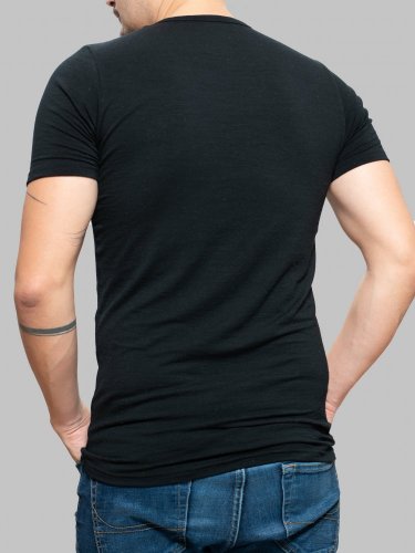 T-shirt basic 190 black - Size: XXL