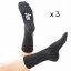 Everyday socks ankle black 3pack - Velikost: 39 - 42