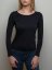 Women's 100% merino wool T-shirt with long sleeves 160 navy Merino.live - Size: XS