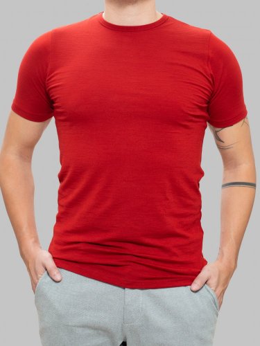 T-shirt basic 190 red - Size: XL