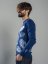 Men's 100% merino sweater Oyster Wave blue Merino.live - Size: L