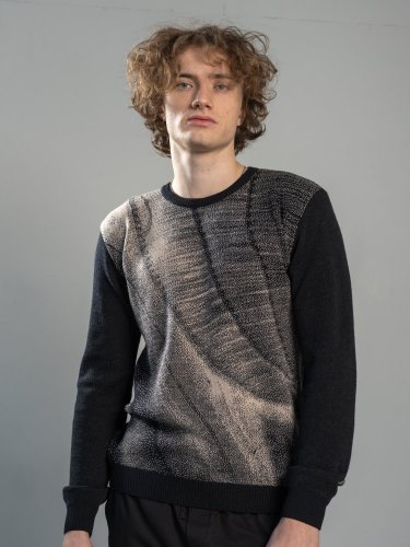Men's 100% merino sweater Naked Oyster cream Merino.live - Size: XL