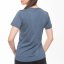 Women's 100% merino wool T-shirt with short sleeves 160 blue Merino.live - Size: XL