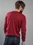 Men's 100% merino wool crewneck sweater red/grey Merino.live - Size: XL