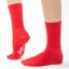Everyday socks ankle red - Velikost: 43 - 46