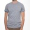 Men's short sleeve merino wool T-shirt 160 grey - blue Merino.live