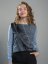 Women's 100% merino wool sweater Naked Oyster blue Merino.live - Size: S