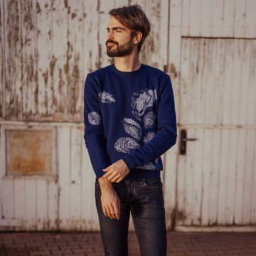 Designer merino sweaters for men